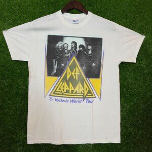 Def Leppard 1987 Hysteria World Tour T-shirt size Small